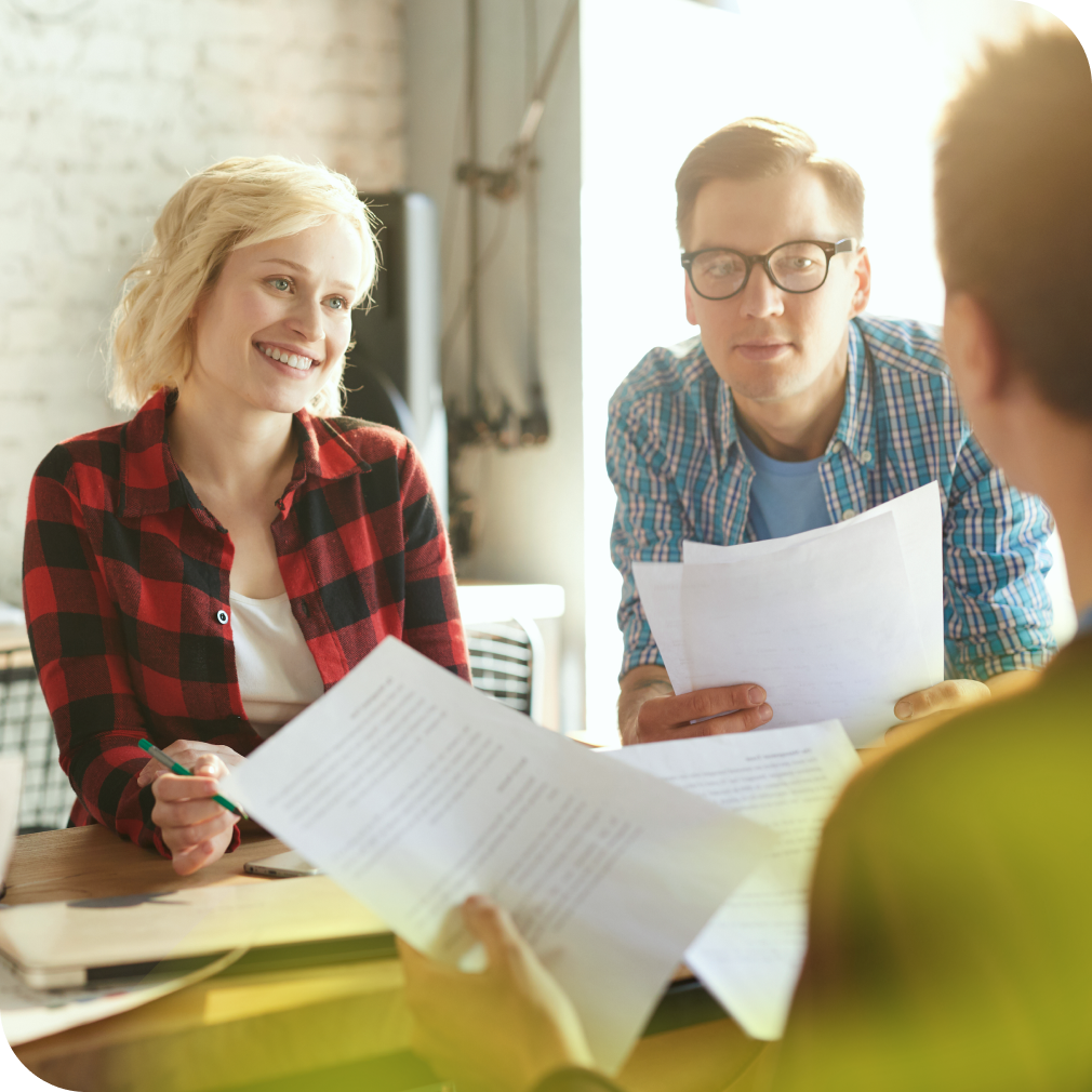 Team working together